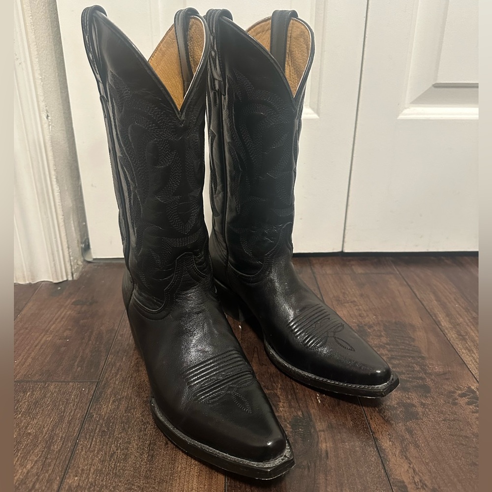 Shyanne Black Heeled Boots